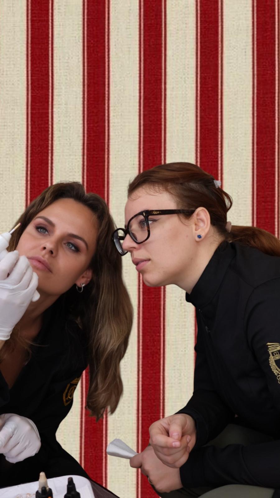 Capucine tijdens internationale opleiding bij Camo Academy